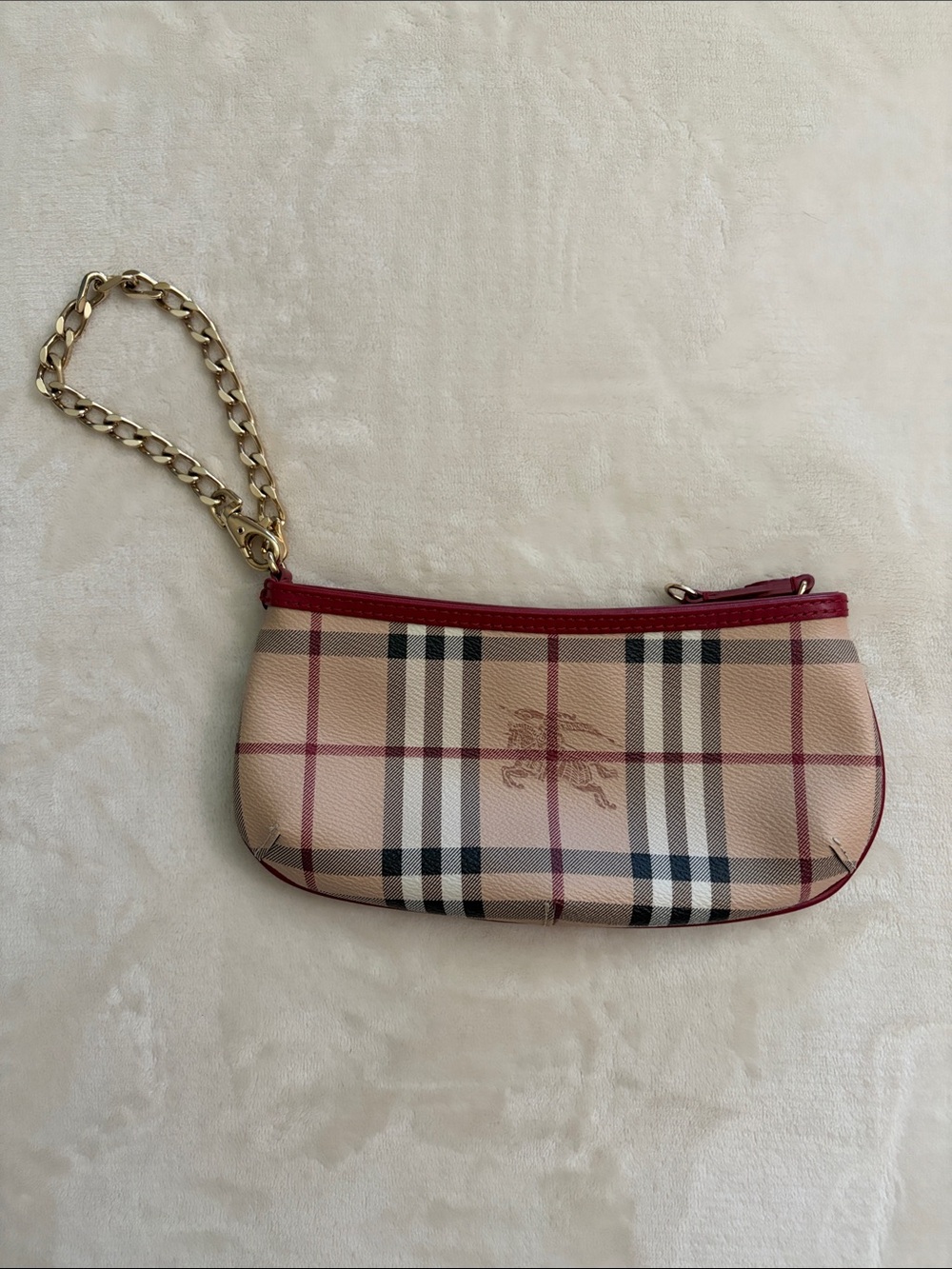 Burberry Haymarket Check Clara Pochette - Picture 6 of 8